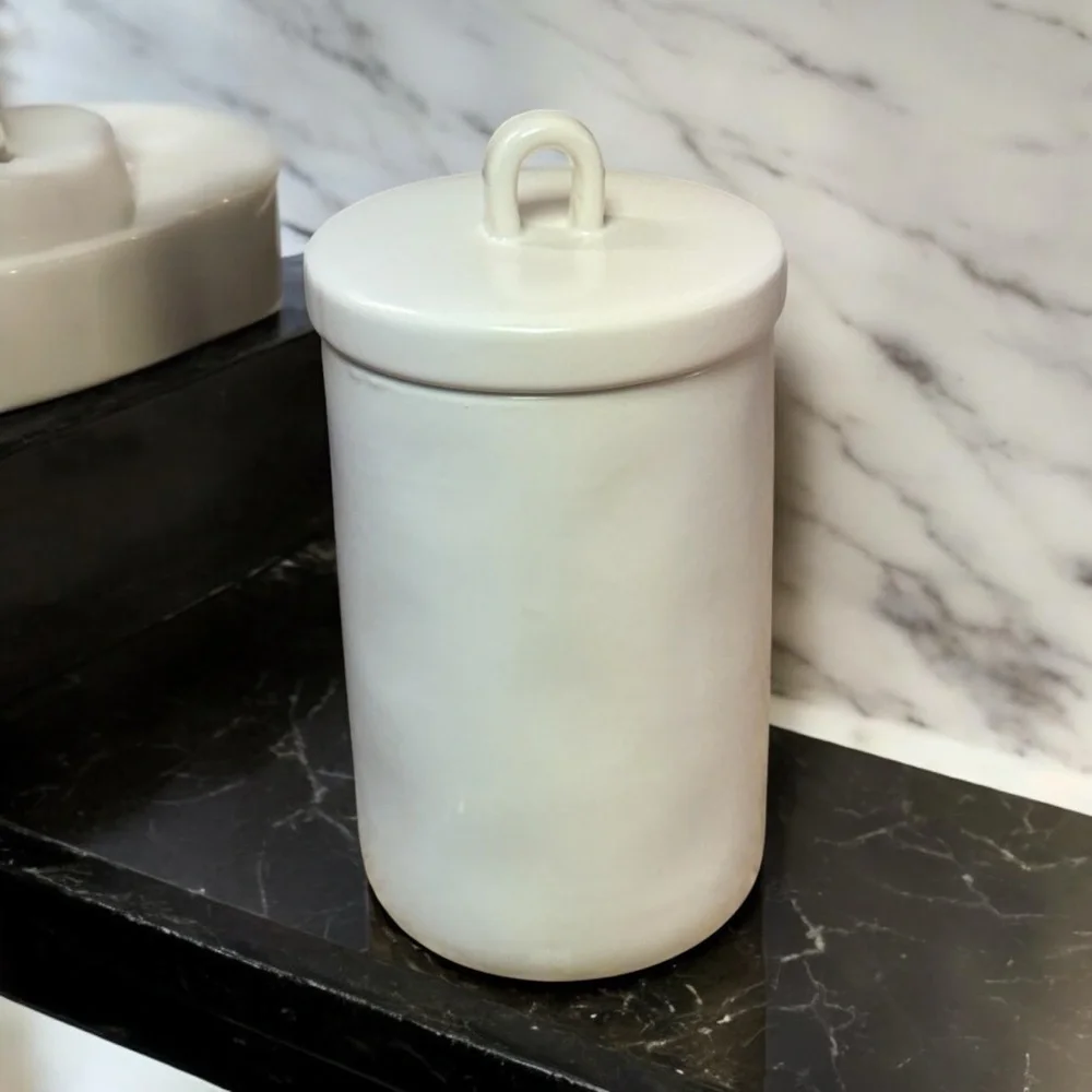 Rae Dunn Tall KEEP Storage Canister Lid That Seals Mint Condition Collectible